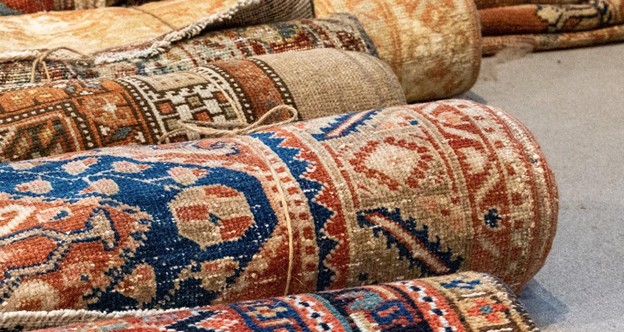 Reverse Rolling Rugs